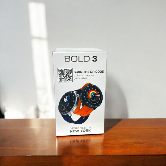 iTech Bold 3 Smart Watch Fitness Tracker Unisex Bluetooth Blue Silicone Strap - Picture 2 of 6